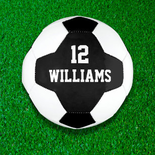 Custom Name Number Personalised Soccer Ball