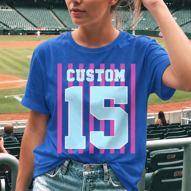 Custom Name Number Sport Jersey T-Shirt (Creator Uploaded)