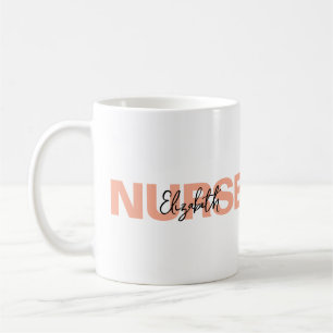 Custom Name Nurse Mug • Personalised Nurse Graduat