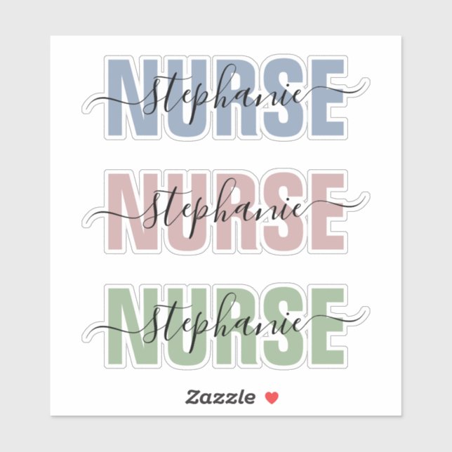 Custom Name Nurse RN Registered Nurse (Sheet)
