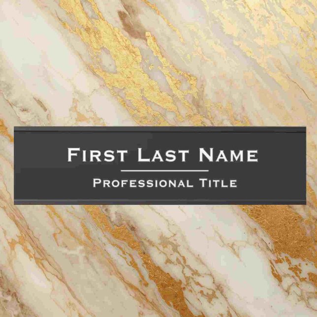 Custom Name | Office Door Sign Black & White (Creator Uploaded)