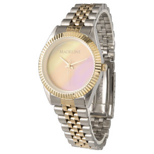 Custom Name on Cotton Candy Colours Watch