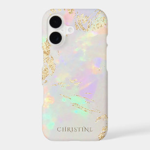 custom name opal stone design