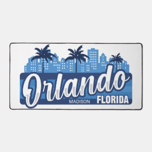Custom Name Orlando Florida Desk Mat