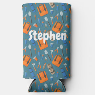 Custom Name Outdoor Gear Pattern Can Cooler