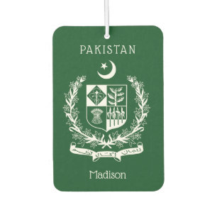 Custom Name Pakistan Car Air Freshener