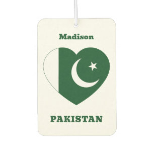 Custom Name Pakistan Car Air Freshener