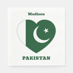 Custom Name Pakistan Napkin