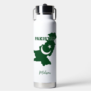 Custom Name Pakistan Water Bottle