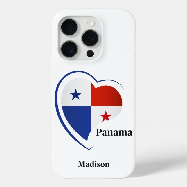 Custom Name Panama Love Case-Mate iPhone Case (Back)