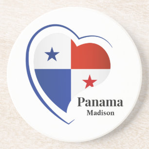 Custom Name Panama Love Coaster