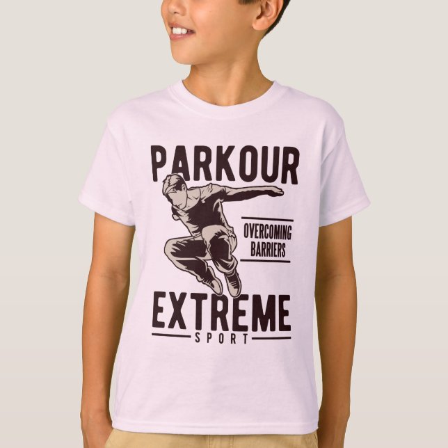 Custom name PARKOUR shirts & jackets (Front)