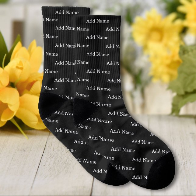 Custom Name Pattern Personalised Socks (Creator Uploaded)