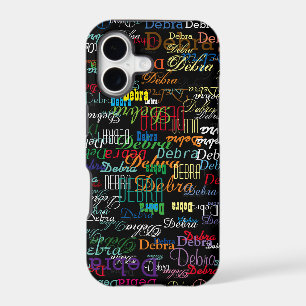 custom name . personalised BLACK