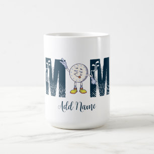 Custom Name Personalised Funny Golf Mum Coffee Mug