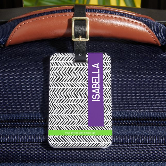 Custom Name | Personalised  Luggage Tag (Front Insitu 2)