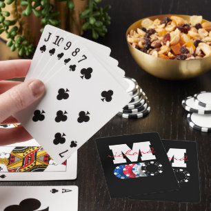 Custom Name Personalised Monogram Playing Cards
