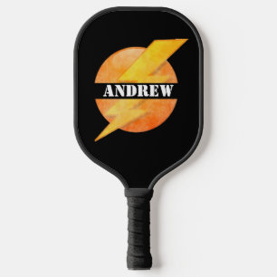 Custom Name Personalised Paddles, Bolt of Lighteni Pickleball Paddle