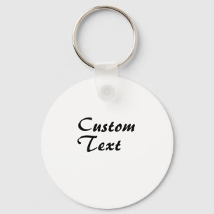 Custom Name Personalised Text Key Ring