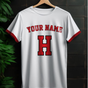 Custom Name Personalized vintage Letter T-Shirt 