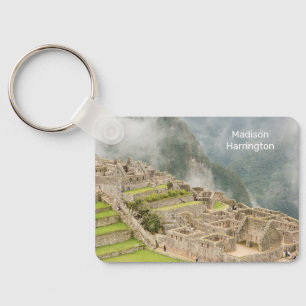 Custom Name Peru Machu Picchu Key Ring