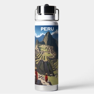 Custom Name Peru Machu Picchu Water Bottle