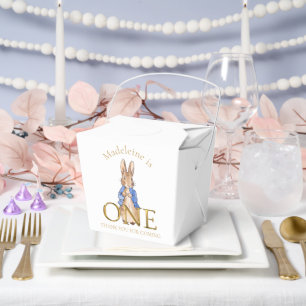 Custom Name Peter 1st Birthday Thank you  Favour Box