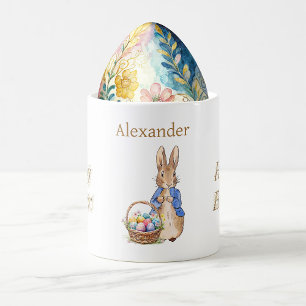 Custom Name Peter the Rabbit Happy Easter Coffee Mug