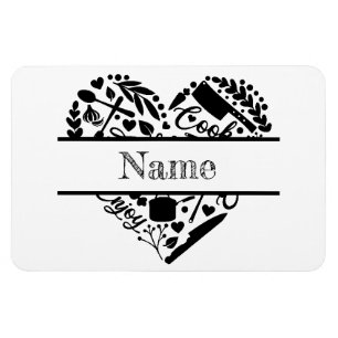 Custom Name Photo Fridge Magnet