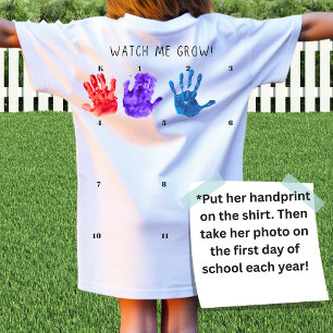 Custom Name, Photo, Handprint Class of 2038 T-Shirt