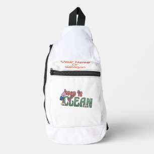 Custom Name & Photo Sling Bag Personalised Style