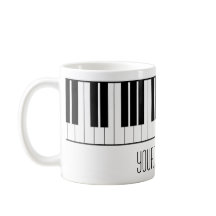 Custom Name Piano Keys Keyboard Teacher Student