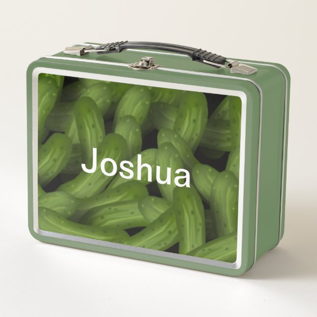 Custom Name Pickles Lunch Box (Front)