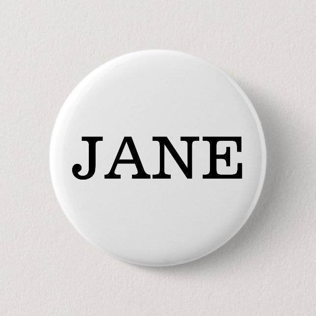 CUSTOM Name Pin (Front)