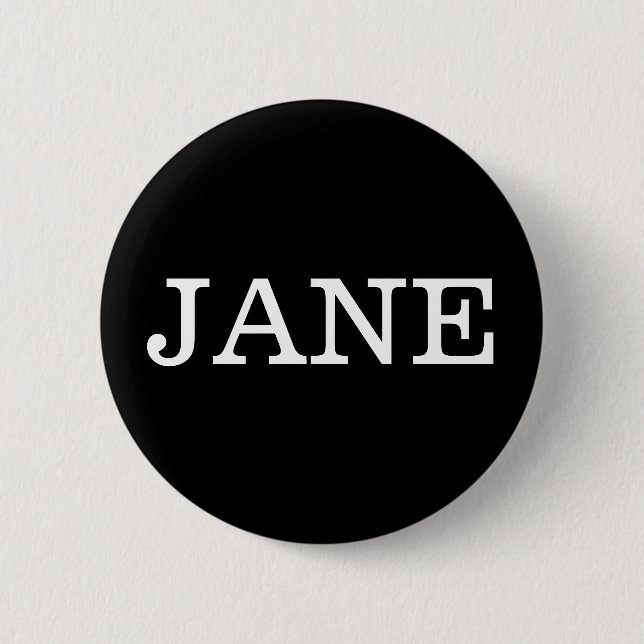 CUSTOM Name Pin (Front)