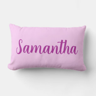 Custom Name pink – Personalised Lumbar Cushion