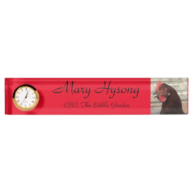Custom Name Plate (Front)
