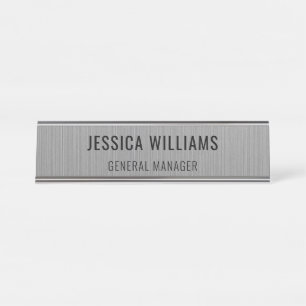 Custom Name Plate   Personalised Desk Name Sign