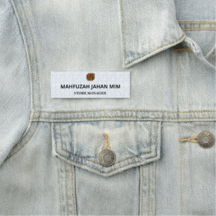 Custom Name Plates Magnetic Logo Badges