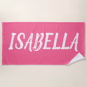 Custom Name Pool Birthday Personalised Vacation Beach Towel