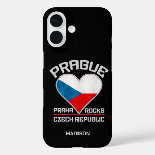 Custom Name Prague (Praha) iPhone 16 Case
