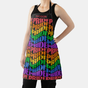 Custom Name Pride Apron