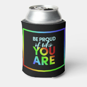 Custom name Pride can cooler