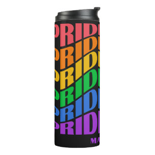Custom Name Pride Thermal Tumbler
