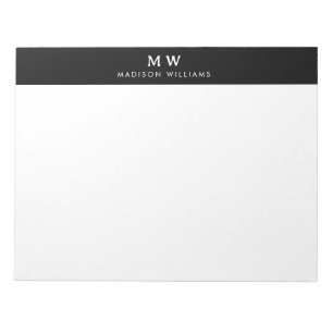 Custom Name Professional Business Notepad