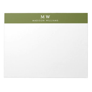 Custom Name Professional Business  Notepad