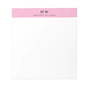 Custom Name Professional Business  Notepad