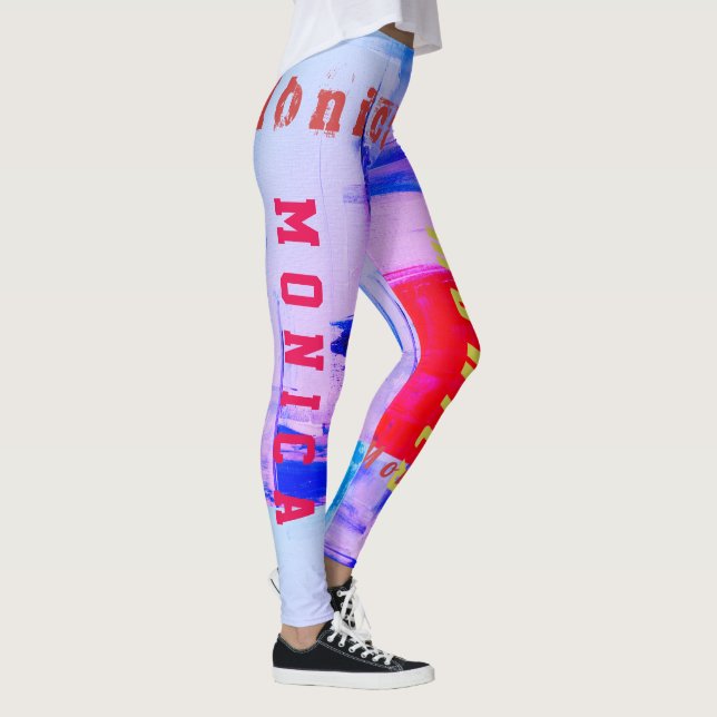 Custom Name Rainbow Leggings (Right)