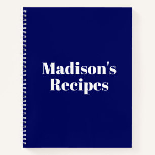 Custom Name Recipe Book Mother's day Birthday gift