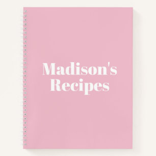 Custom Name Recipe Book Mother's day Birthday gift
